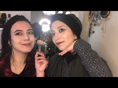 Makyaj videosu🤗 makeup oldum🥰 video çekerken düştüm 😳 #makyaj tüyoları# maquillaje con la turca.