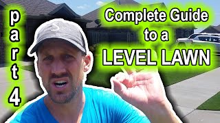 Leveling & Top Dressing Lawn With Sand // How To Level Your Lawn for a Flat Yard // Part 4 of 4