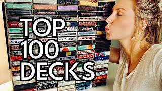 My Top 100 Playing Cards - My Favorite Decks Of Cards Vlogmas Day 10