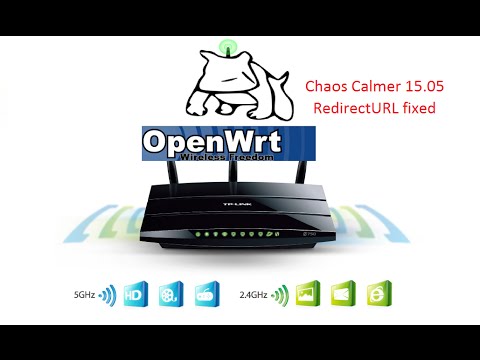 How to install Nodogsplash captive portal and fix RedirectURL error on OpenWrt Chaos Calmer 15.05