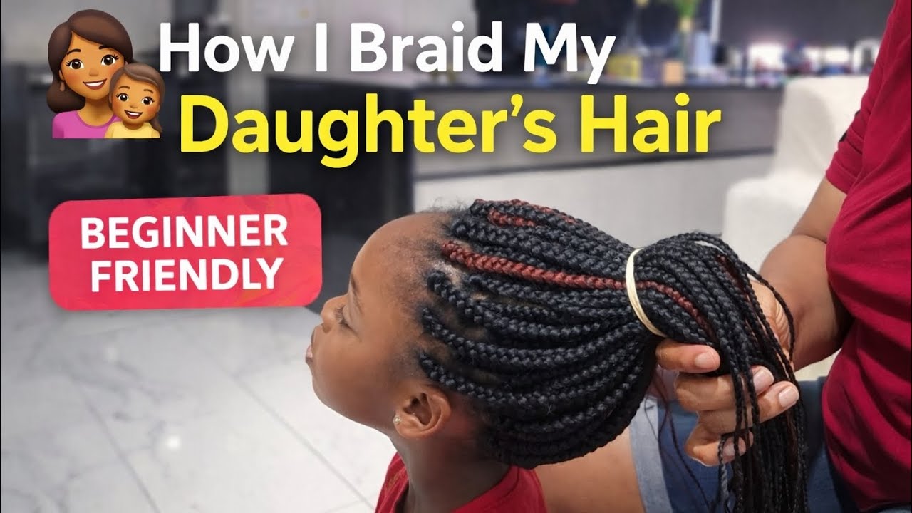 Easy Natural Hair Braiding for Kids | Step-by-Step