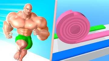 Muscle Rush Vs Layers Roll Max Level Walkthrough iOS,Android Gameplay Update Alltrailers GP9U6NK