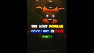 most POPULAR voice lines ın FNAF 🤯|| #fivenightsatfreddys #fnafedit #fnaffans #explore #shorts #edit