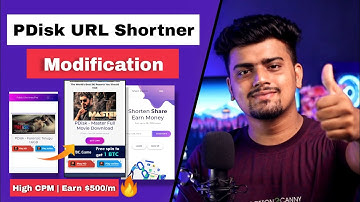 How To Modify PDisk Url Shortner 🔥 Modify PDisk Shortner 34$ CPC & High CPM | New Buttons & Theme