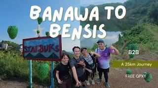 BANAWA to LAKE BENSIS | 25KM Hike in Cebu, Philippines   FREE GPX