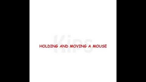 Computer  Class 2  Chapter 6  Handling a mouse