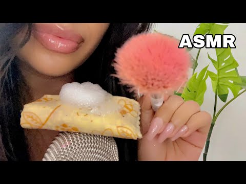 ASMR~ UpClose Personal Attention ( Mouth Sounds, Trigger Words, Affirmations, Hand Movements )