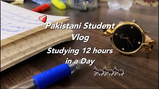 ASMR | Studying 12 Hours In A Day | Vlogs By Jia | Fsc repeater & Mdcat improver | #justjia