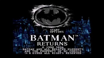 Batman Returns Intro. Sega Mega Drive.