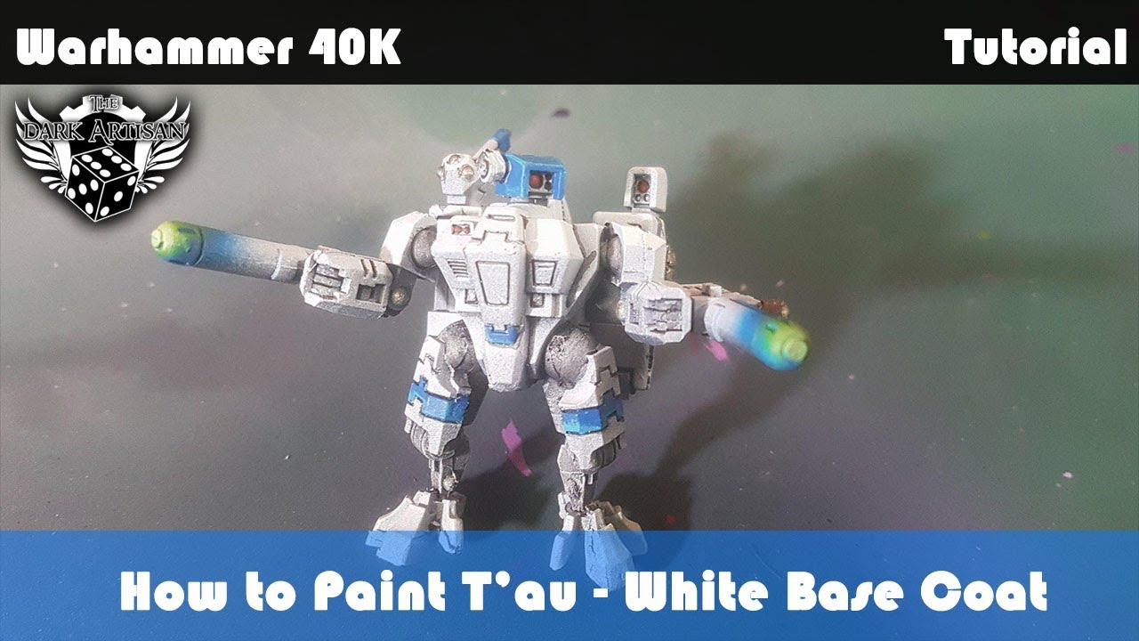 shading zenithal 40K to Warhammer White Zenithal paint How Tau Highlight