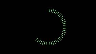 [4K] 15 Seconds Countdown Circle Ticker Only - Black Background