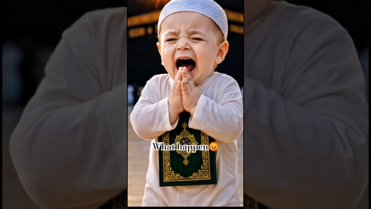 When Innocence Meets the House of Allah 🤲✨❤️