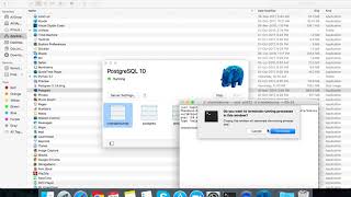 PostgreSQL installation on Mac OS