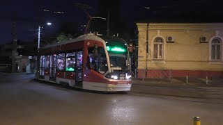 Трамвай «Витязь» 71-931 и тепловоз ЧМЭ3.