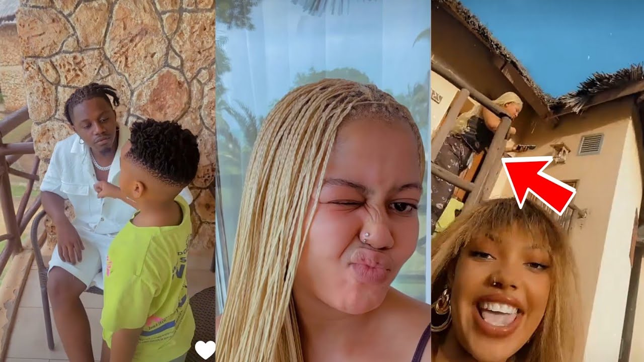 FAHYVANNY MJAMZITO RAFIKI YAKE LYN AENDA KUWATEMBELEA HOTELINI WALIPOFIKIA NA RAYVANNY