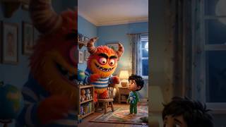 👹 रहस्यमयी लाल आँखों वाला मॉन्स्टर आया सामने! #monster #animation #scarymonster