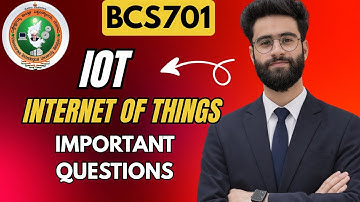 BCS701 Vtu Important Questions | Internet Of Things