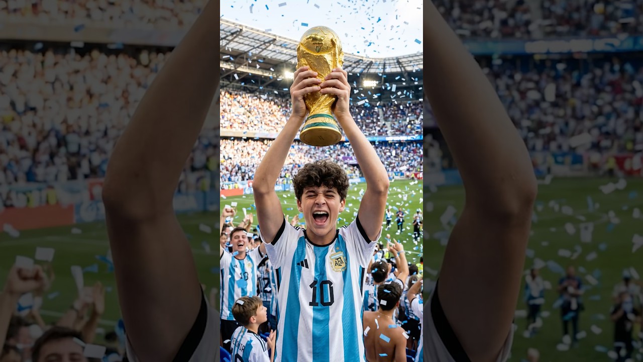Who Hit The World Cup Trophy?