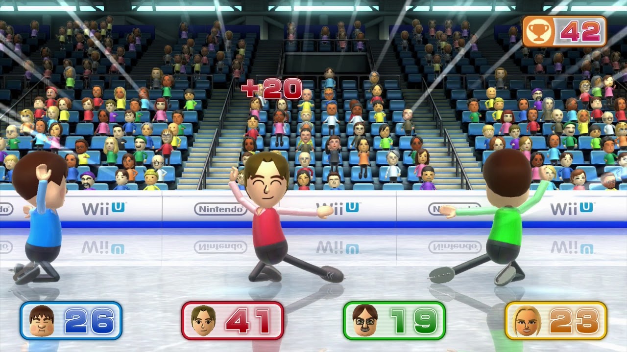Wii Party U minigame: Ice Spinners 60fps