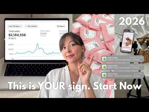 This Is Your Sign to Start Your Ecommerce Brand in 2026 (Full Website Setup Guide)