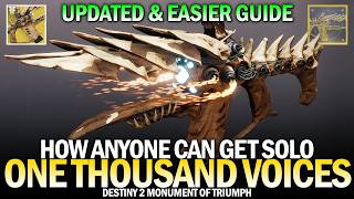How Anyone Can Get One Thousand Voices Completely Solo (Updated Easier Guide) [Destiny 2]
