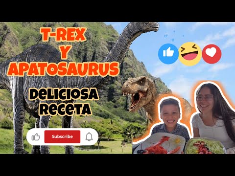 DELICIOSA RECETA DE DINOSAURIOS!! @TRexRanchEspanol @AprendeConEddie @TRexRanch