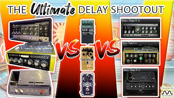 Ultimate Analog Delay Shootout! Space Echo VS Echoplex VS Echorec VS Plugins VS Pedals! #analogdelay