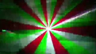 Lasershow Kreis Drehend