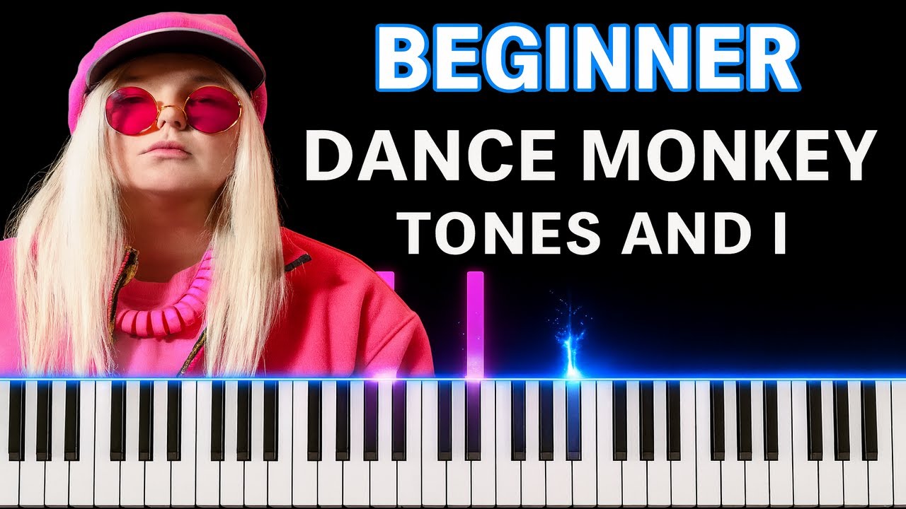 Tones and I - Dance Monkey | Easy Piano Tutorial | Music District Sheets