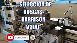 How to select the #Steps of #Threading on Harrison M300 Lathe in normalized tables. screenshot 3