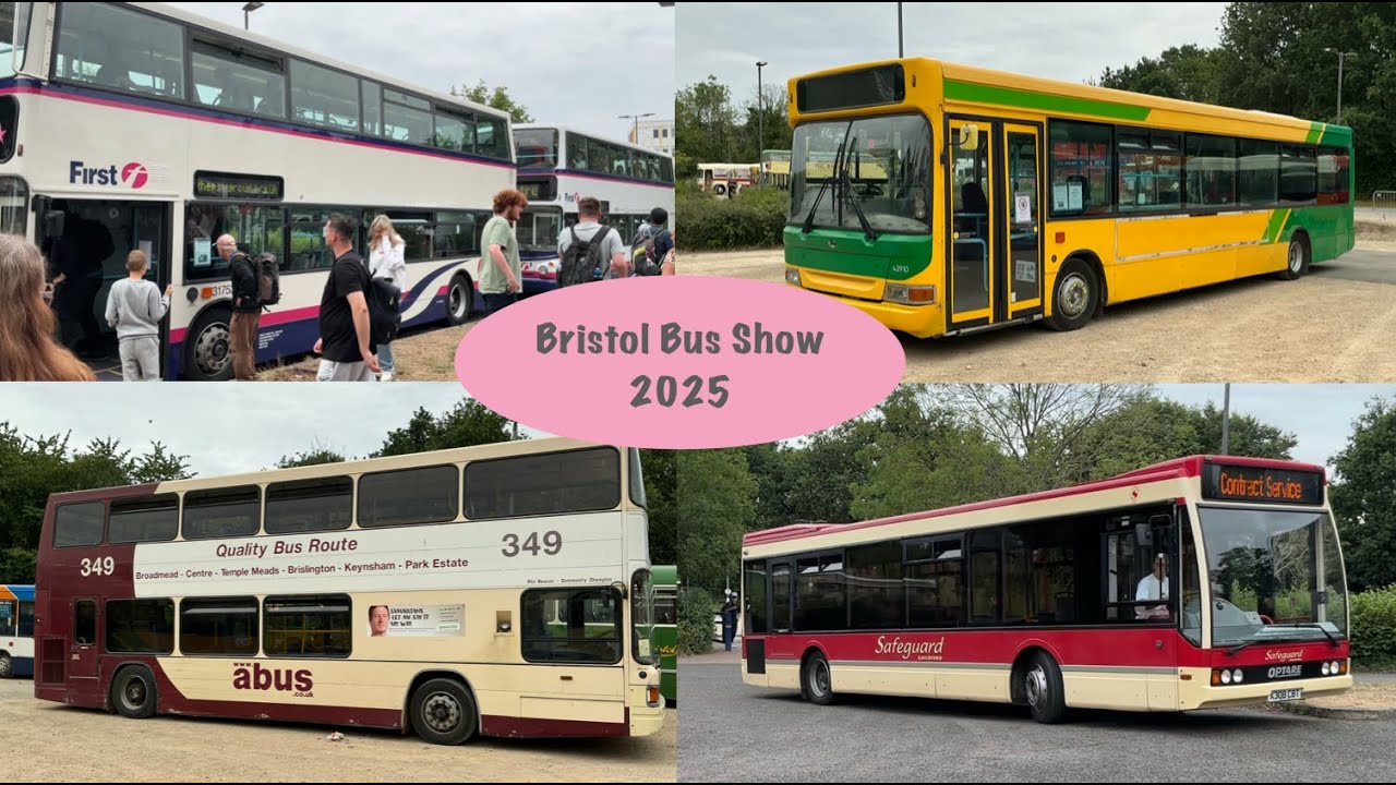 Bristol Bus Show 2025 at Brislington.