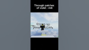 Through patches of violet   #roblox #limbuscompany #obbycreator