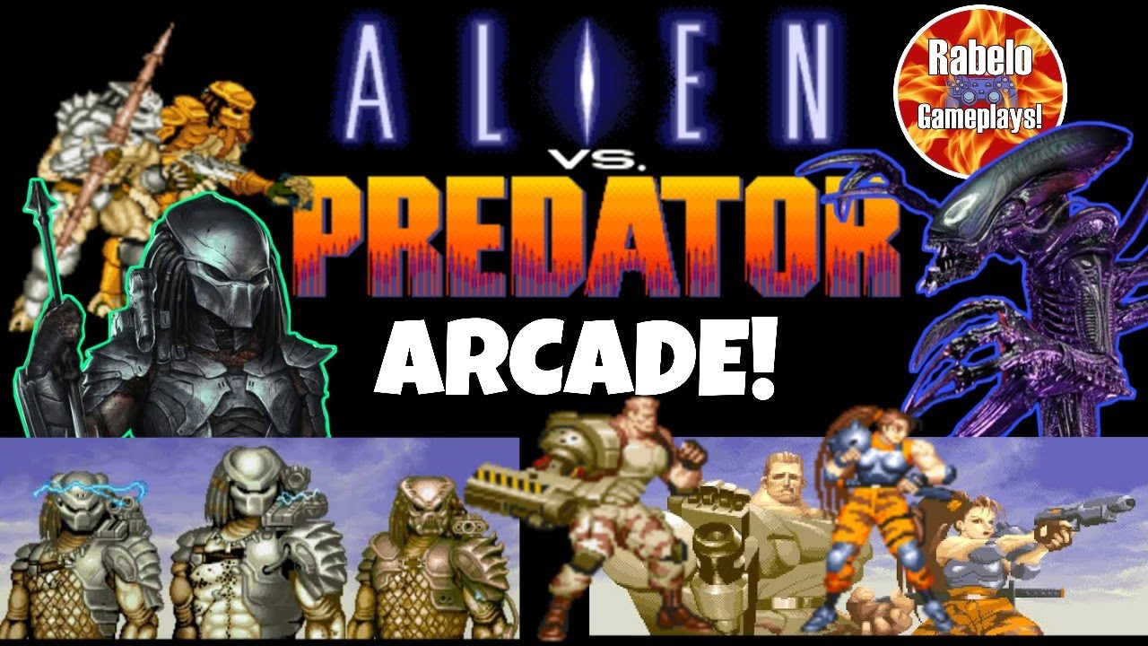 ALIEN VS PREDATOR (Arcade) 3 players até zerar! | #rabelogameplays ...