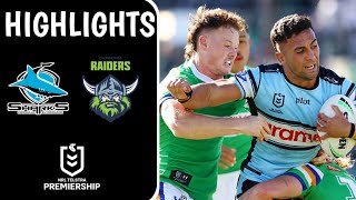 Canberra Raiders vs Cronulla Sharks | Round 4 | NRL Telstra Premiership. 