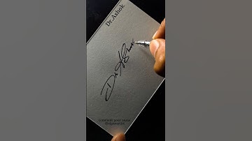 Dr Ashok name signature style #signoartist #signature