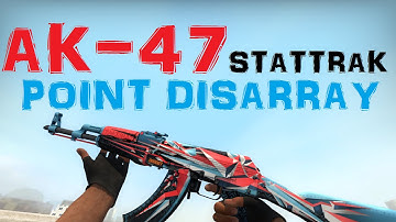 CS:GO - AK-47 Stattrak "Point Disarray" Gameplay (Factory New)
