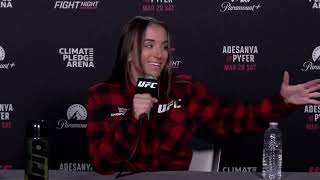 Maycee Barber vows she will be undeniable for Flyweight title with a win at UFC Seattle - 'Who else'