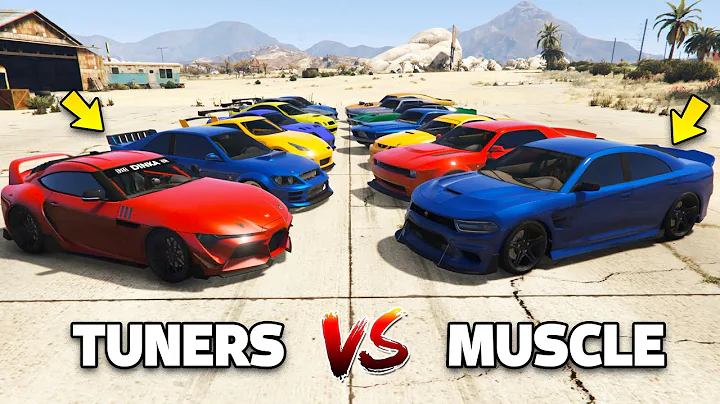 GTA 5 ONLINE - TUNERS VS MUSCLE | WHICH IS FASTEST?