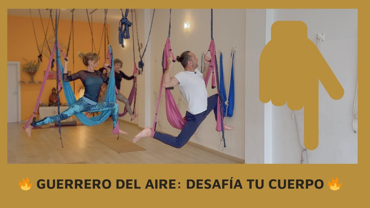 🔥 YOGA AÉREO: FLUYE COMO UN GUERRERO 🦅 | Clase Completa 🔥