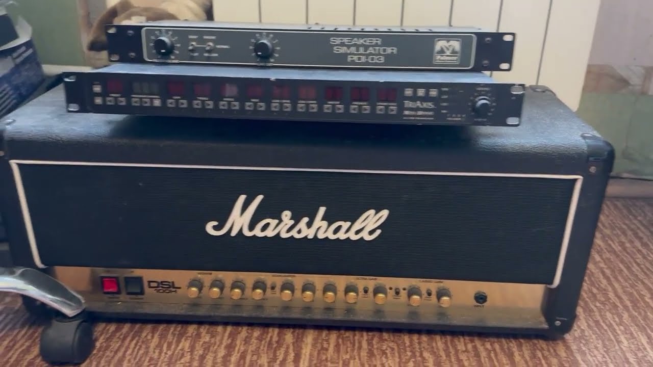 Marshall DSL100H и Palmer PDI-03 Speaker Simulator