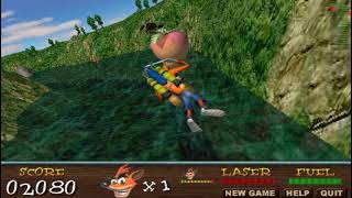 Crash Bandicoot/Spyro Adventure World (Shockwave Game): Crash's Rocketmania! screenshot 5