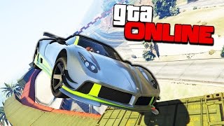 картинка: КОРОЛИ СКОРОСТИ НА СТРАННЫХ РАМПАХ В GTA 5 ONLINE ( УГАР + ГОНКИ )