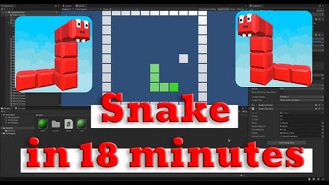 How to Code a 2D Snake Game (in less than 20 minutes! ) 🕹 A Unity Tutorial for Beginners
