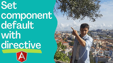 Angular - How to set component defaults with directive