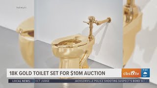 18-Karat D Toilet Set 10 Million At Auction