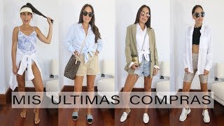 HAUL AGOSTO ZARA, H&amp;M, MANGO, PULL&amp;BEAR.. MIS ULTIMAS COMPRAS