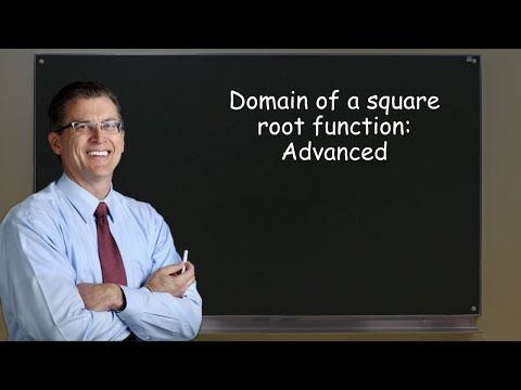 ALEKS | Domain of a square root function: Advanced
