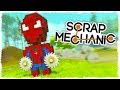 БИТВА РОБОТОВ С ПИЛАМИ В SCRAP MECHANIC!!!