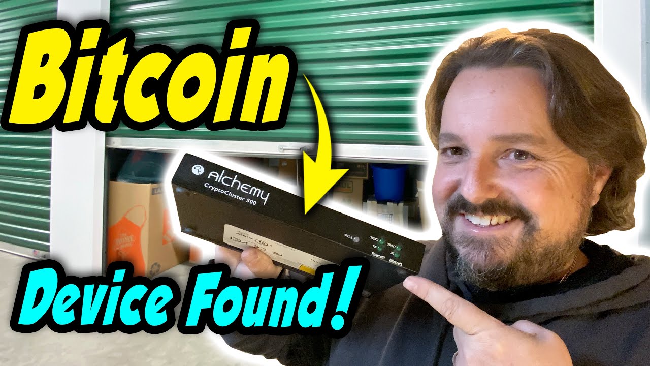 BITCOIN DEVICE FOUND in storage locker I bought at auction. Will I find a  crypto currency fortune?