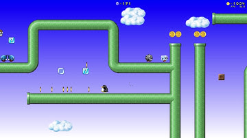 SuperTux 0.5.1 Pipe Down Over There secret 1